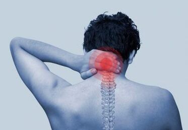 Internal symptoms of neck osteochondrosis