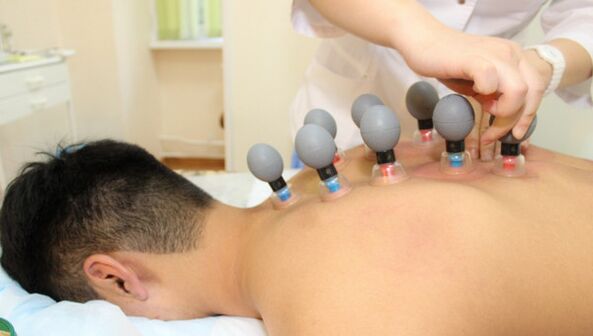 Vacuum massage for back pain
