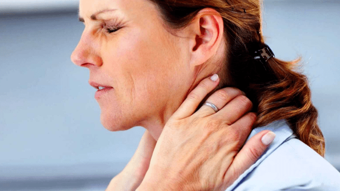Symptoms of cervical vertebrae